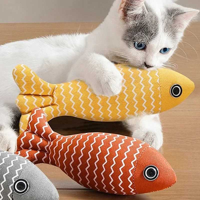 Cat Claws Pet Toys Cat Supplies Cute Cat Toys Puppies Kittens Teeth Brushing Cat Plush Thumbs Protective Mouth Pet Accessories Y250412