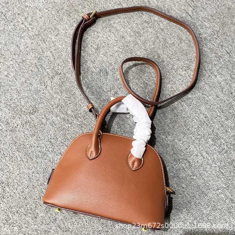 Mini Ladies Shell Bag with Top Handle Classic Design for Handheld Single Shoulder and Crossbody UseT2511112