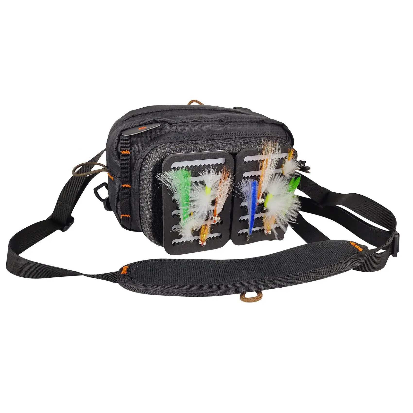 Aventik Fly Fishing Bag Fishing Chest Bag Ultra Light Multiple Pockets Fishing Tool Accessory Bag Z250411