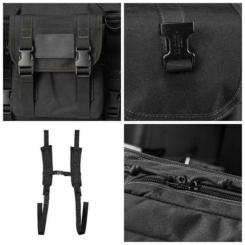 130cm/52inch Length Outdoor Bags 600D Oxford Dual Cabbeen Fishing Bag CS Airsoft Bags for Women Men Fishing Hunting Hiking Sport Z250411