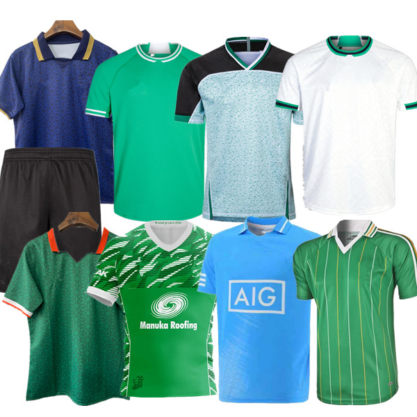 17 18 19 21 23 25 26 Irish Rugby Union training uniform men's and women's short sleeved sleeveless sports shirt - breathable quick drying - polyester fiber 0101