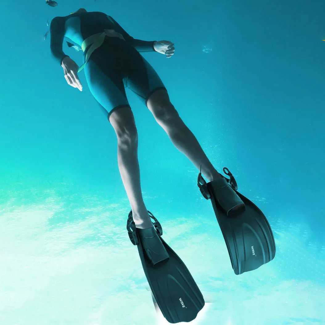Mens split frog shoes anti slip crawling diving snorkeling training flip up diving shoes swimming equipmentY250412
