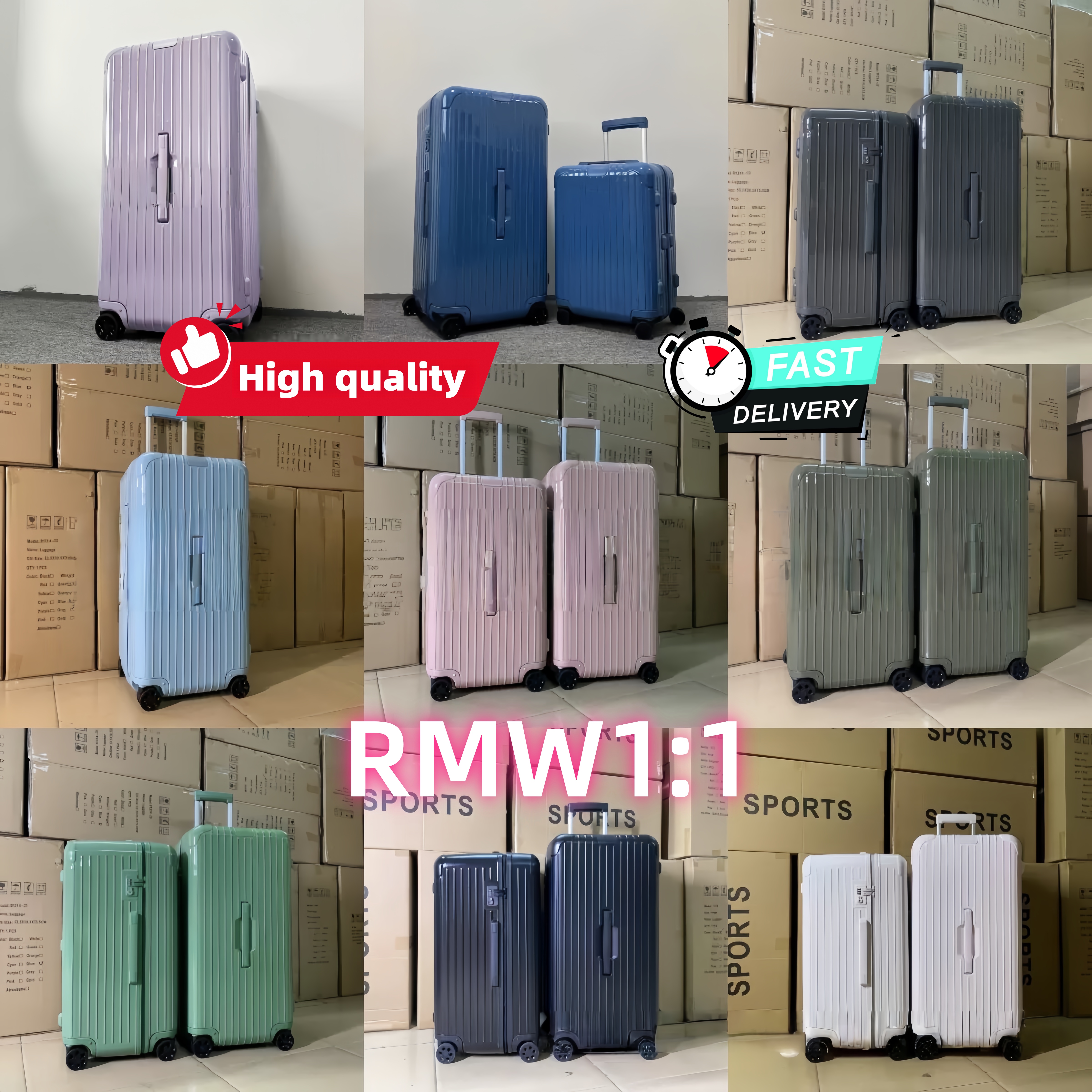 Suitcase Designer luggage for mens women with wheels bag suitcase accessory development bags Boarding large capacity PC leisure trolley case