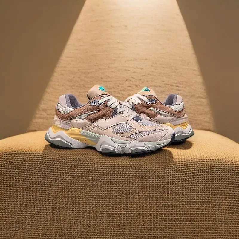 2024New Men/Women Reflective New 9060 Athletic Shoes Unisex Low Top Outdoor Shockproof Lightweight Running SneakersC250411
