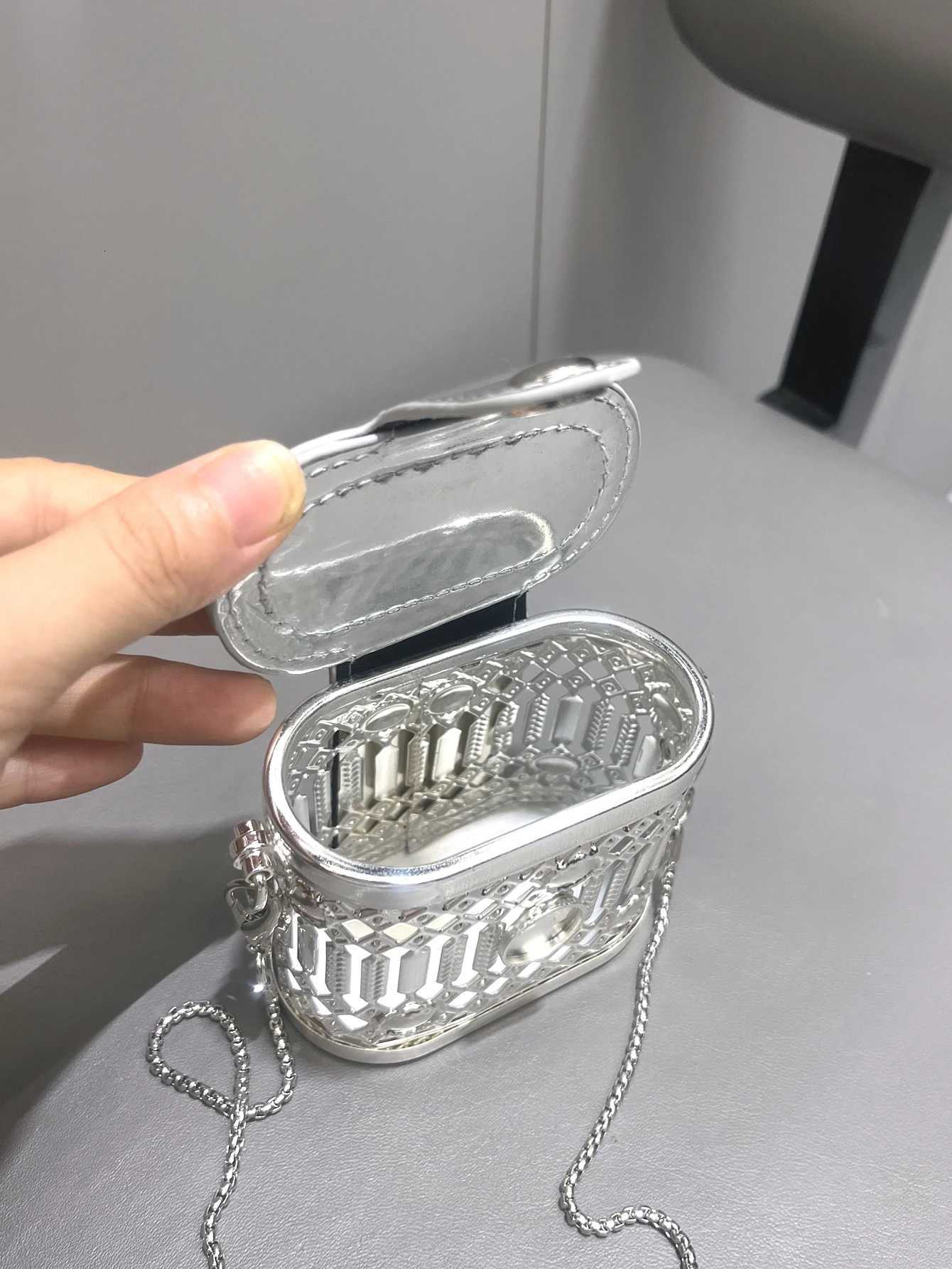 Golden luxury Designer mini small shoulder bags Evening bag Purses and handbag funny metal shape Clutch purse Party WeddingW251112