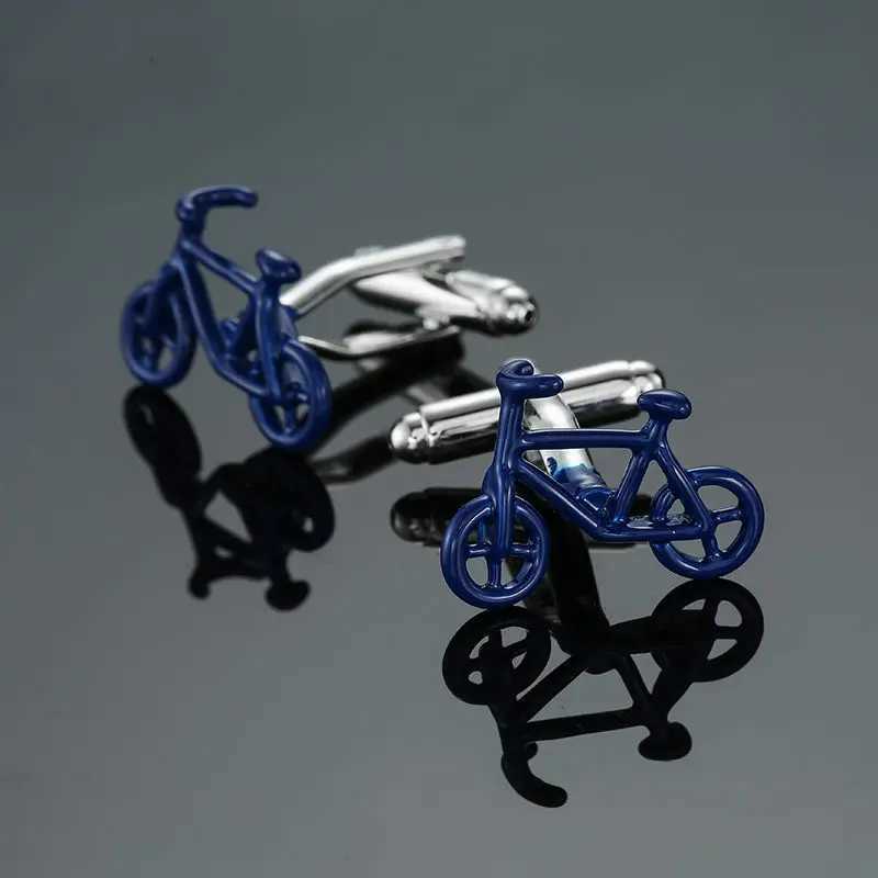 3D motorcycle mens shirt cufflinks brand cufflinks bottons wedding cufflinks high-quality commercial jewelryT250412