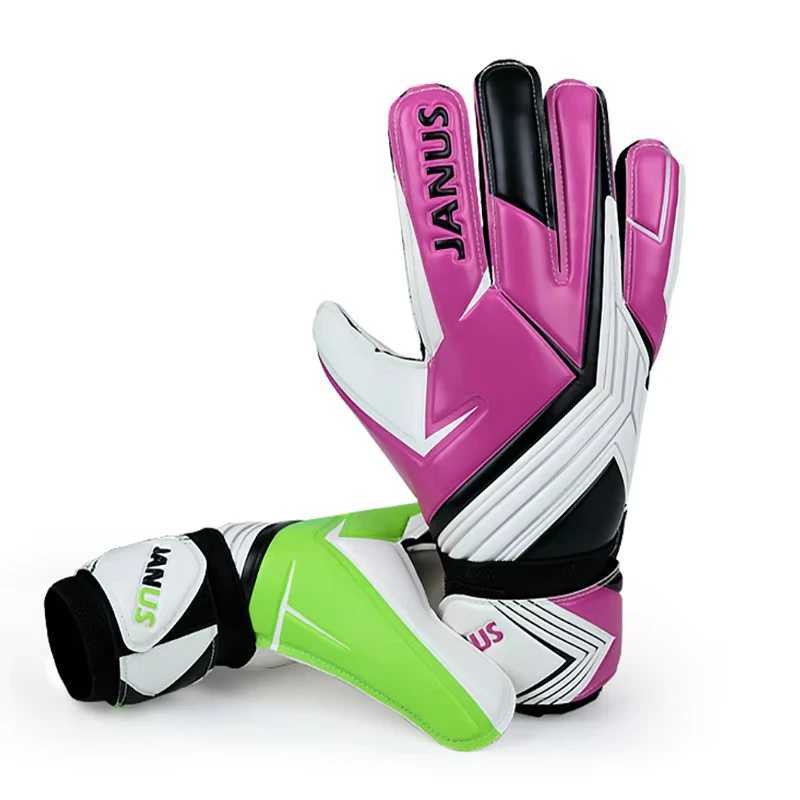 Adult football goalkeeper gloves thick latex anti slip breathable dual tone goalkeeper gloves outdoor football training accessoriesXJ250412