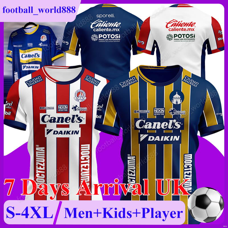 Liga MX Atletico San Luis 25 26 Soccer Jerseys JOAO PEDRO B.GALDAMES SALLES-LAMONGE 2025 football shirts S.PEREZ GARCIA MACIAS football kits NAJERA Men Kids Socks Set