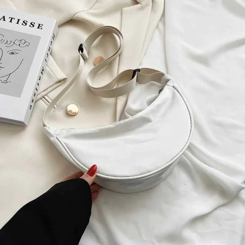 Upgraded Version Crossbody Bag New Trendy Dumpling Bag Lightweight Small Body Bag Underarm Bag Single Shoulder Canvas BagT2511112