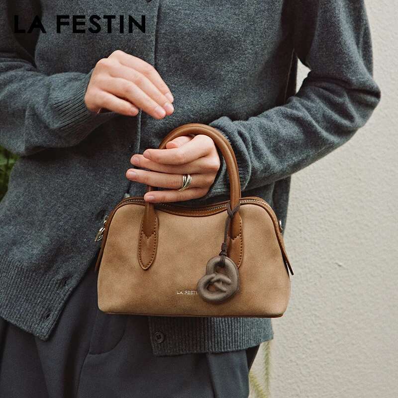 LA FESTIN Original Handbags Women Popular Shoulder Crossbody 2025 New Casual Bag Fashion Leather Bags