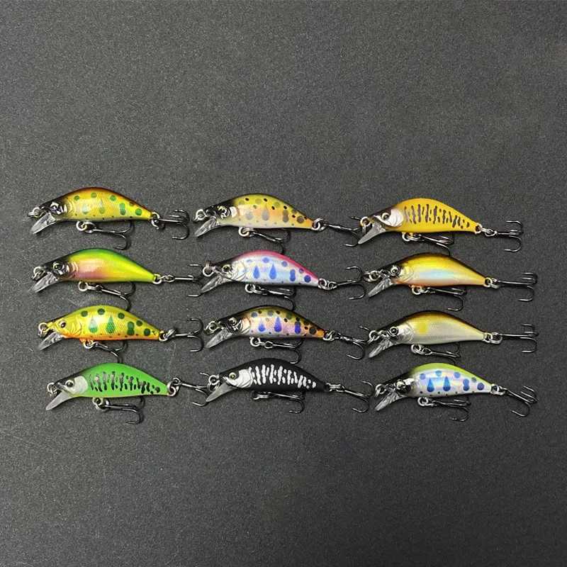 Minnow Submergence Lures Artificial Bait 35mm/3.35g Surface Fishing Hard Bait Luya Bait Plastic Bait Bionic Bait Fishing Gear L Z250411