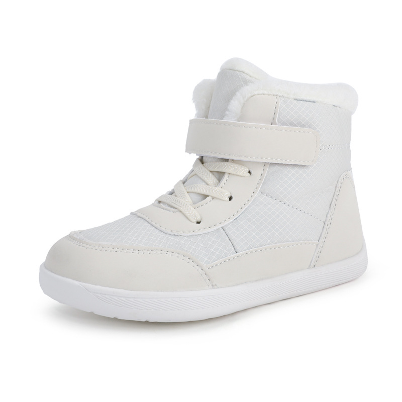 2025 Kids Wide Toe Barefoot Snow Boots Boys Girls Winter Minimalist Sneakers Kidszworld Girls Boys Warm Boots Toddler Little Big Kids Shoes Size 25 - 