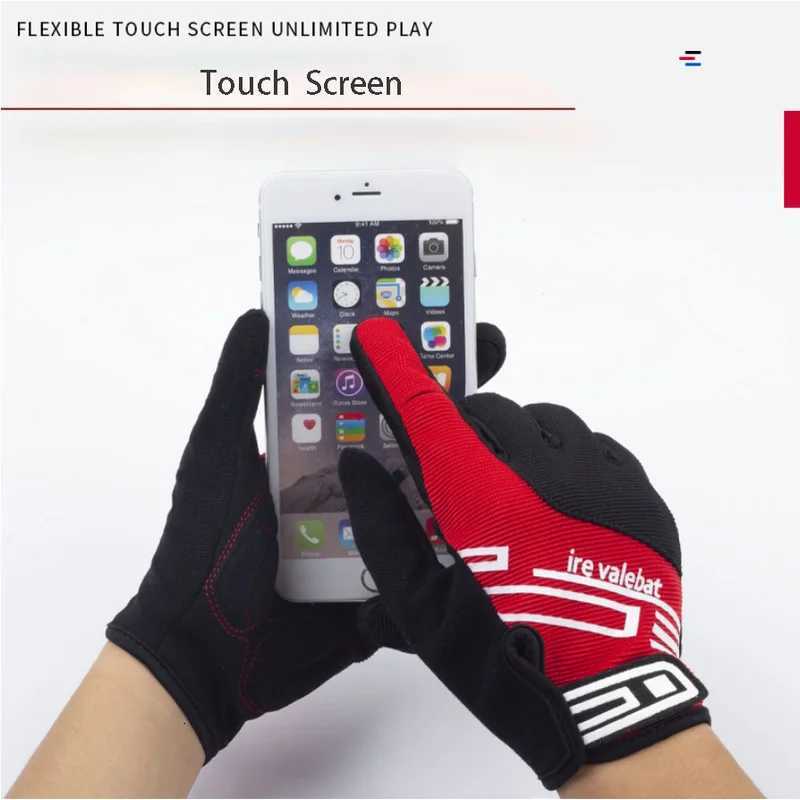 Summer Full Finger Cycling Gloves for Men Riding Bicycle Gloves Fitness Mountain Bicycle Gloves Outdoor Touchscreen Non-slipW251112