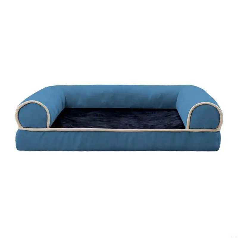 Y88C Dog Bed Fashion Nest for Small Puppies and Kittens Rectangular Basket Pet Bed Detachable Mat X250412