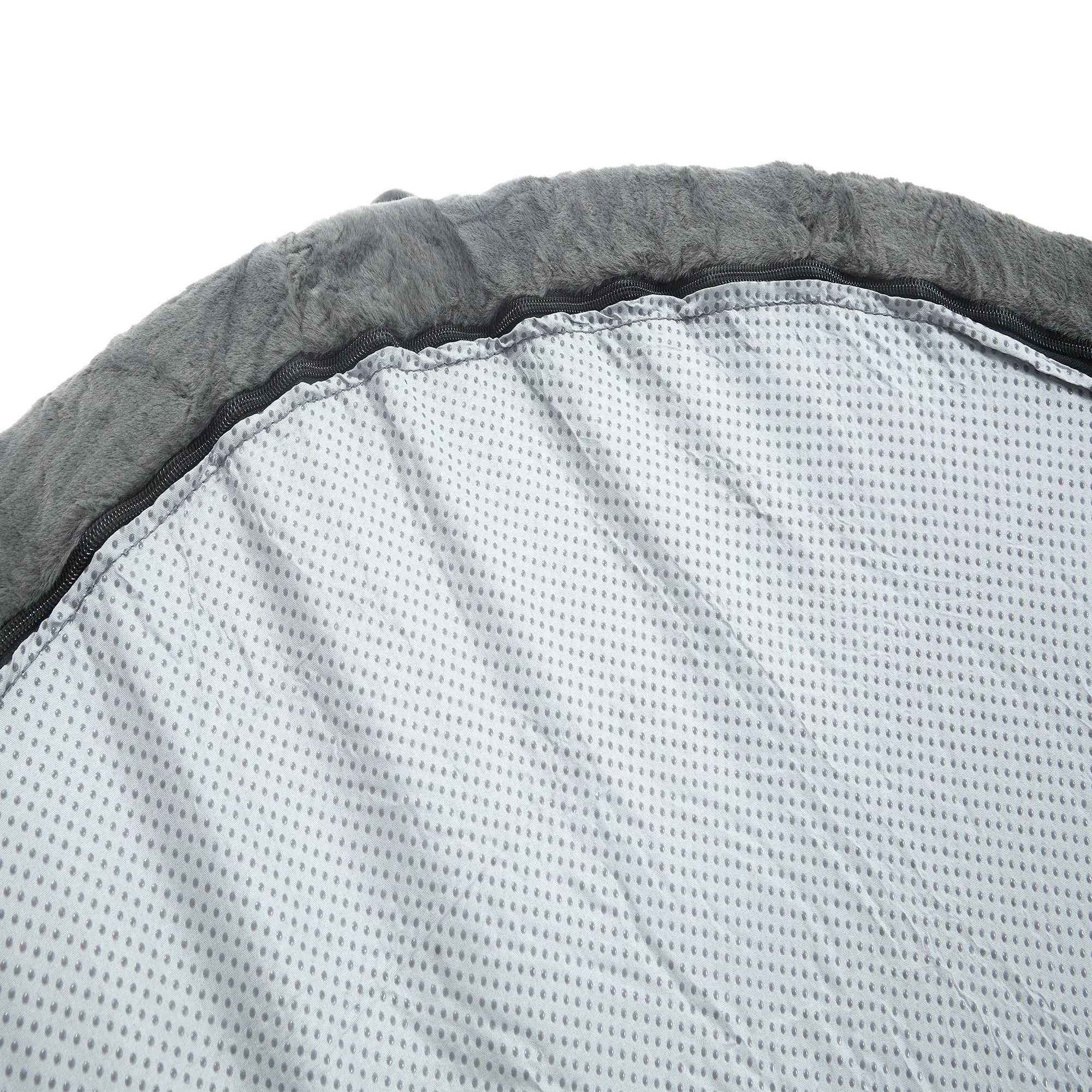 Adult human dog bed giant super memory foam man size pet bed fluffy plush man dog bed with Storag X250412