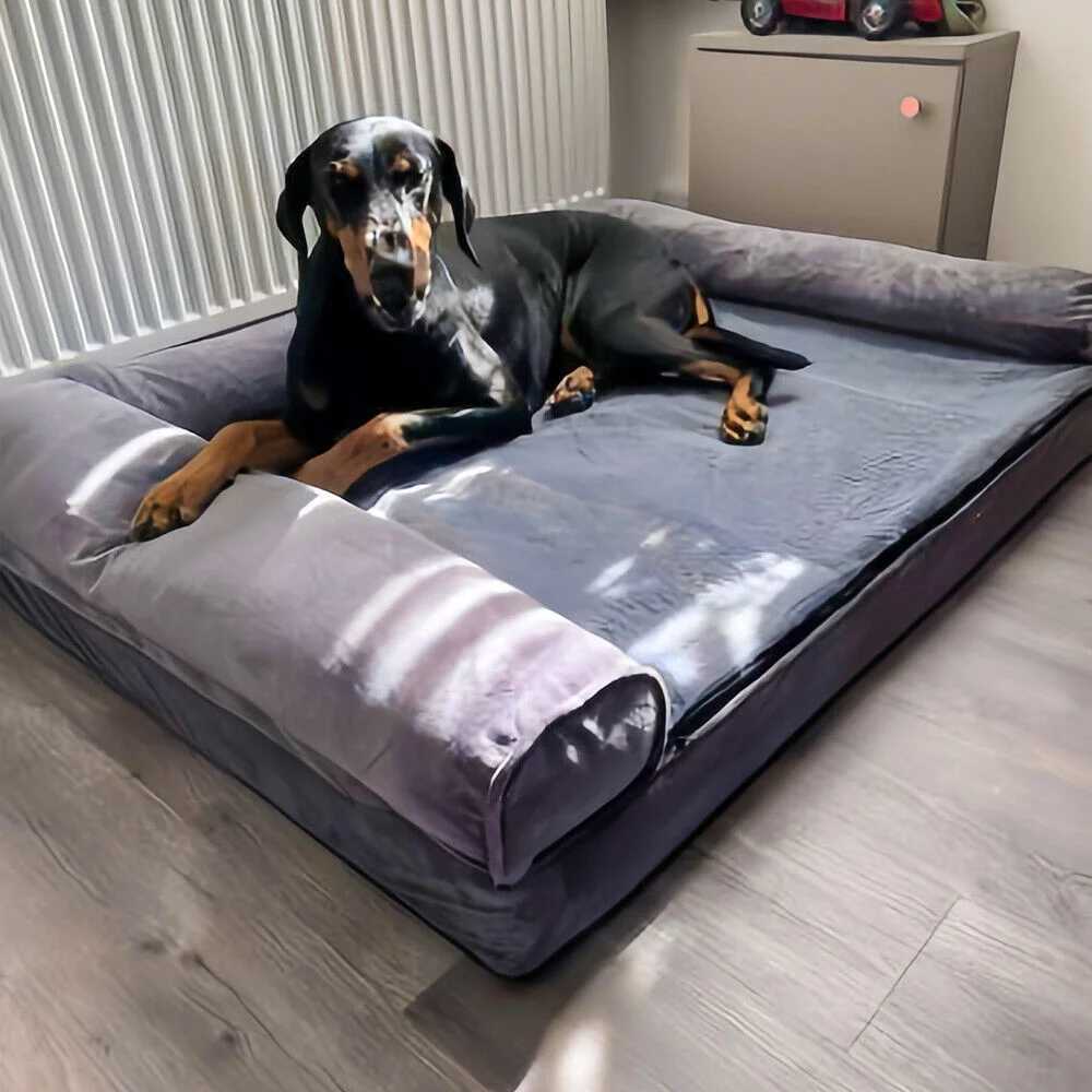 XXXL large sedative dog bed orthodontic memory foam sofa waterproof removable cover plush pad suitable for small medium and large dogs X250412