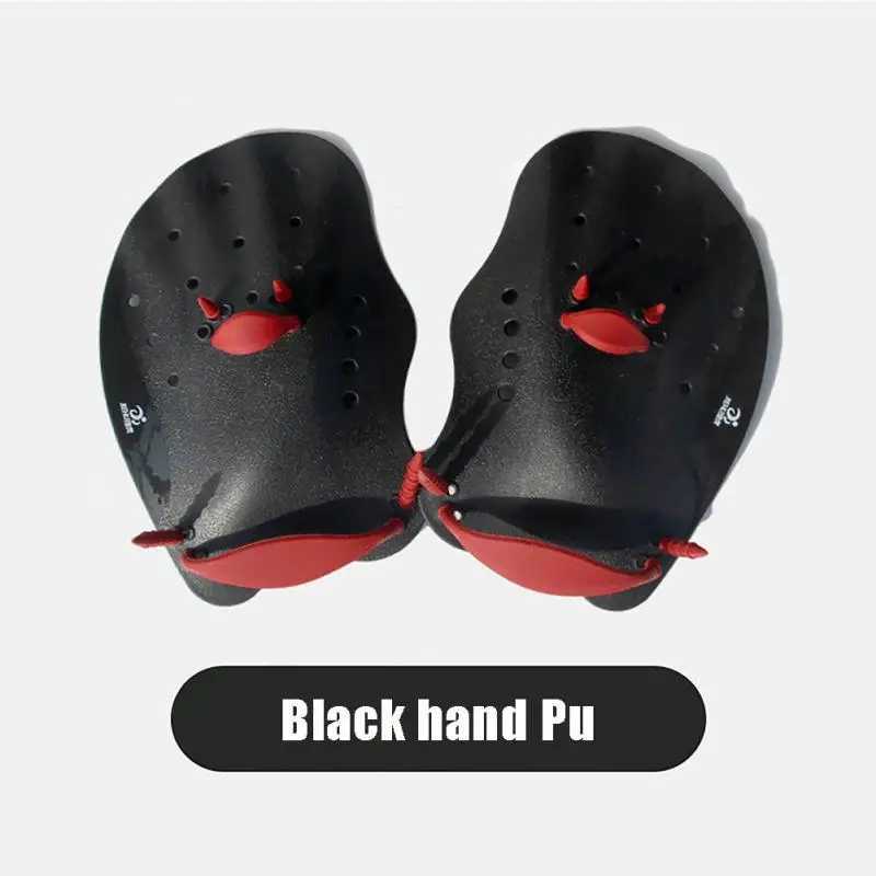 Adults children professional swimming paddles girls orthotics fingers lapels palm fingers internet gloves paddles for water sportsY250412