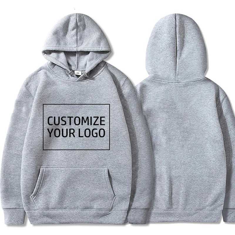 POD customization Diy Your Own Design Print Pattern Customize Autumn Long Sleeve Hoodies Solid Color Women Fashion 10 Colors TopsT251112