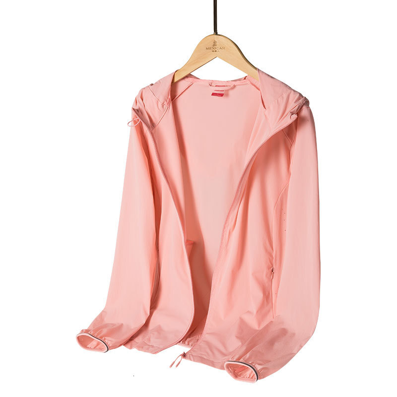 Upf40 Outdoor Windbreaker Summer Sunscreen Shirt Mens and Womens Skin Clothes Waterproof Jacket Coat Summer Ice Silk Sunscreen Clothing