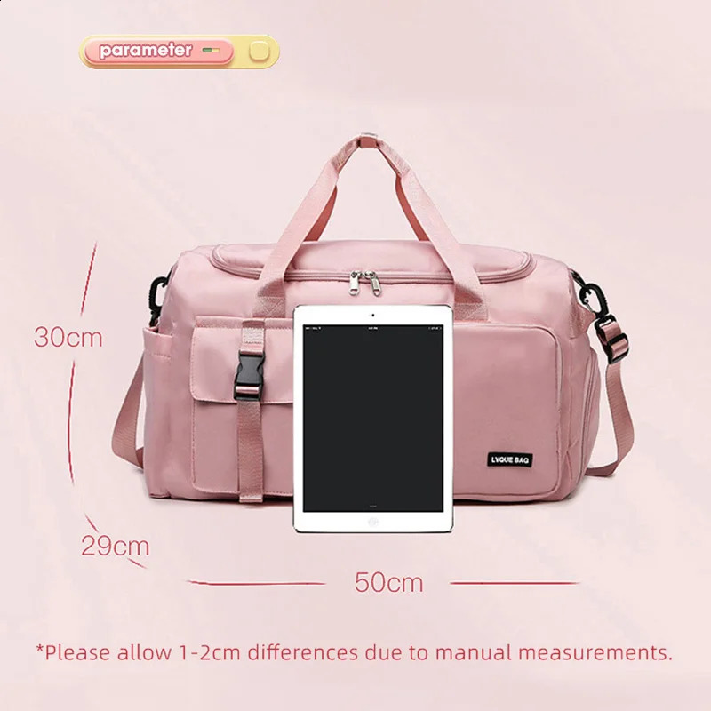 Sports Gym Bag Travel Dry Wet Handbags For Women Female Swimming Shoulder Crossbody Fitness Outdoor Travel Bag Weekender Duffel250403