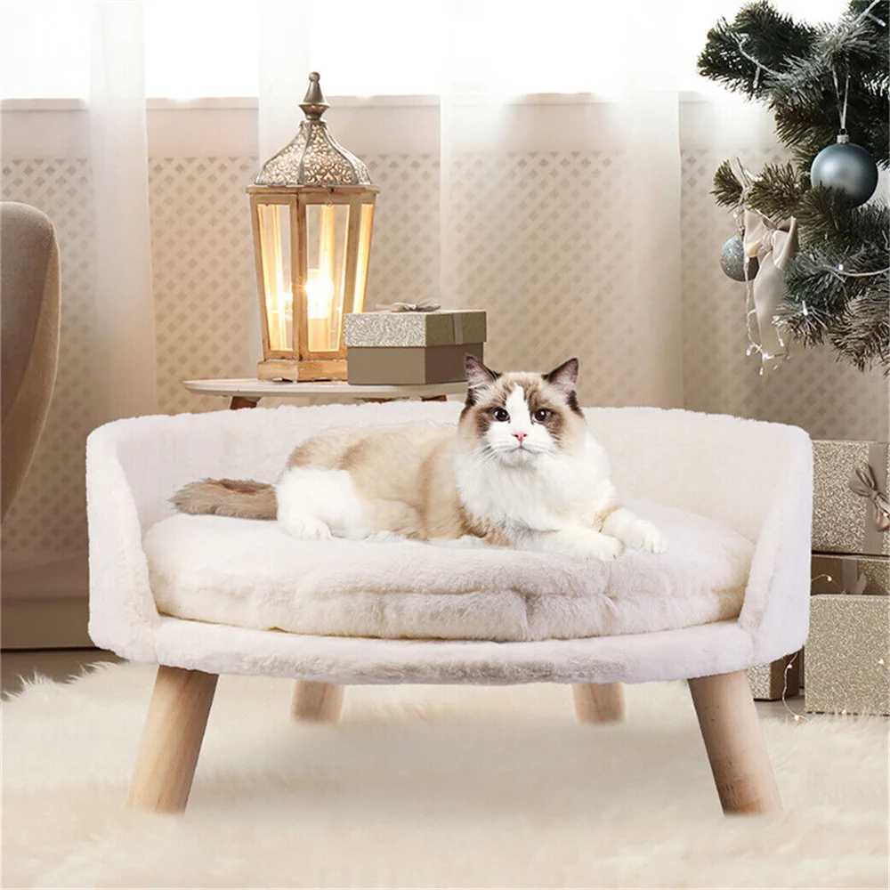 Super soft elevator dog cat sofa bed sofa pet dog chair back seat stool lounge with detachable waterproof pad X250412