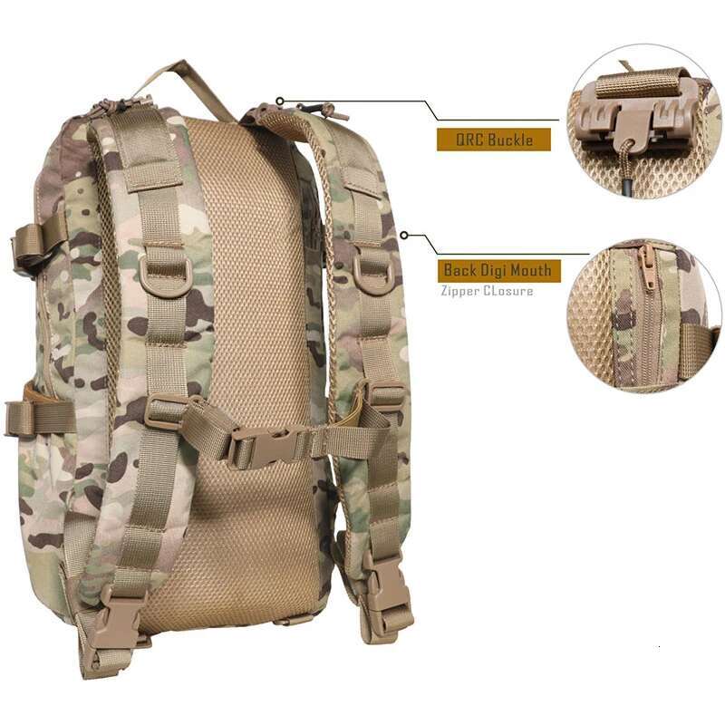 Tactical Cycg Backpack Camping Travel For Men Camouflage Riding Outdoor Molle Daypack Laptop Hiking Hunting Fishing Bag