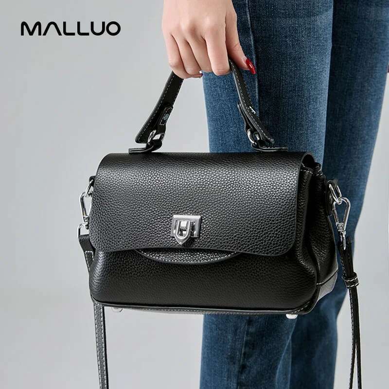 Designer Bag 2024 New Women's Genuine Leather Handbag Head Layer Cowhide Multi Compartment Pocket Crossbody Stylish Shoulder Bag