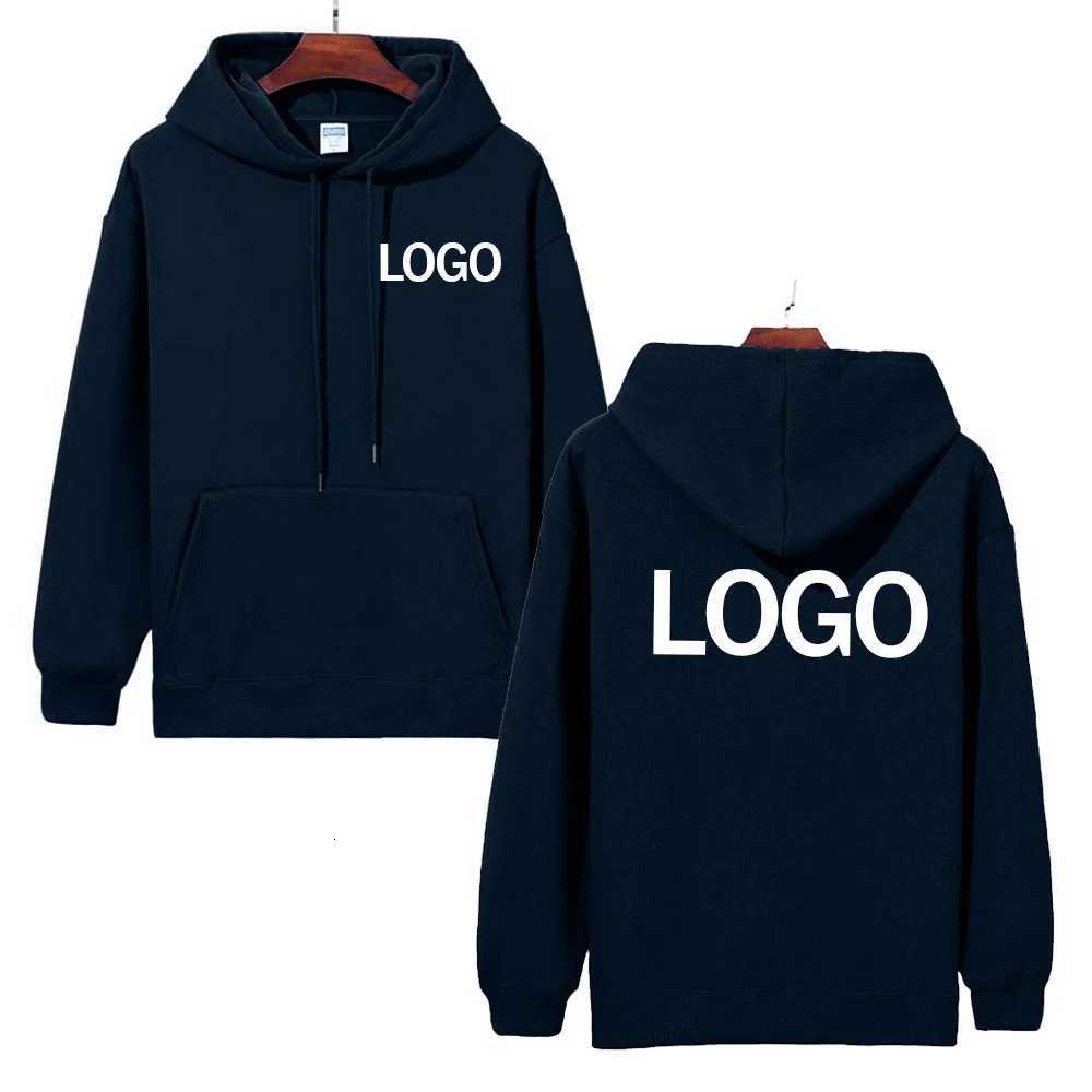 POD customization Heavy mens and womens autumn and winter sweatshirts 500g velvet warm hoodies customise your casual fashion sweatshirtsT251112