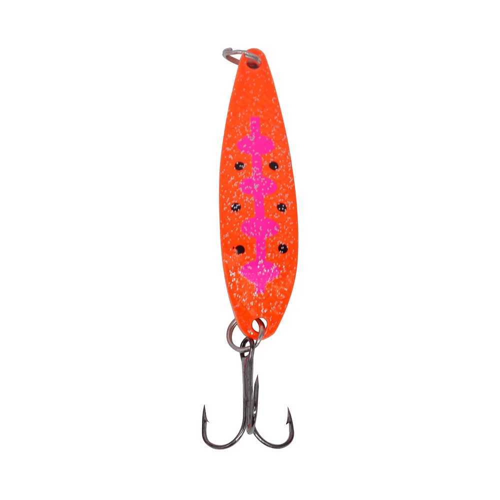 Fishing Lure Nice Color Spoons Curve Surface Rotation Sequins 10g 5.1cm Artificial Metal Lures Hard Bait Lot 2 Pieces SALE Z250411