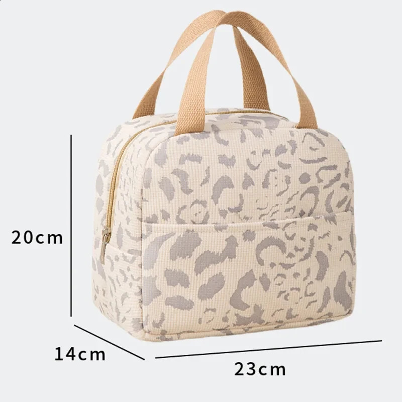 Female insulated bento bag aluminum foil rice bag student bento bag 250410