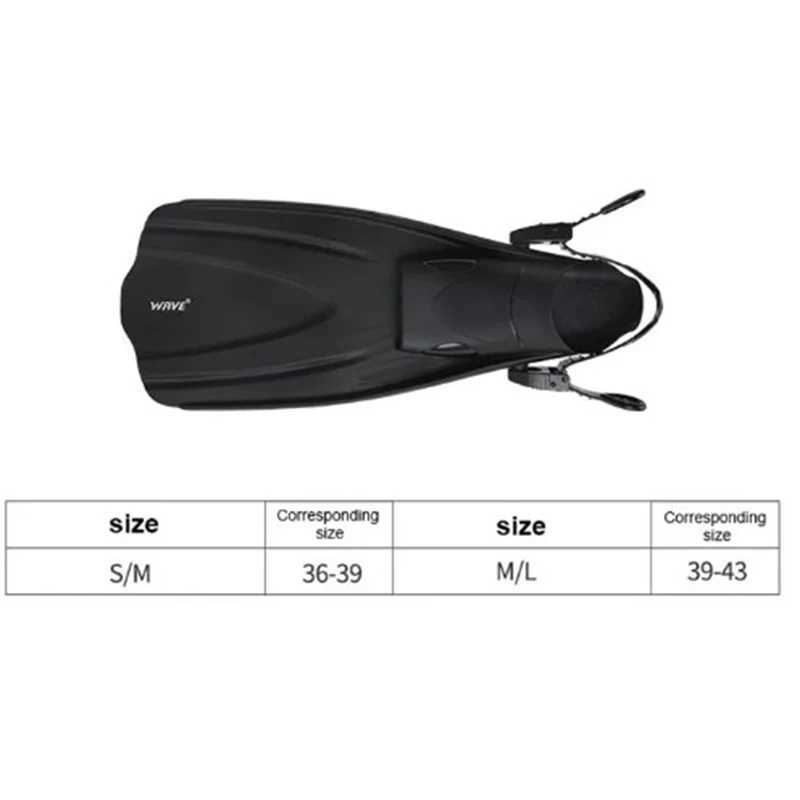 Oulilan adult adjustable swimming shoes scuba diving fins silicone long diving shoes single fin diving shoesY250412