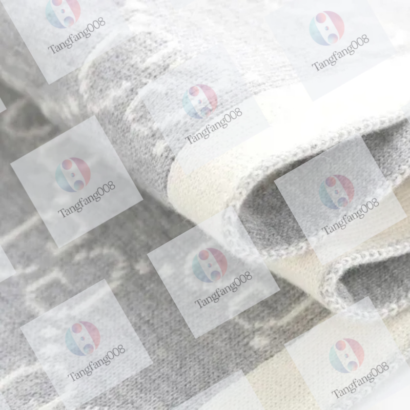 Warm & Breathable Infant Knitted Blanket - Customizable Letter Print, 100% Cotton for Year-Round Comfort