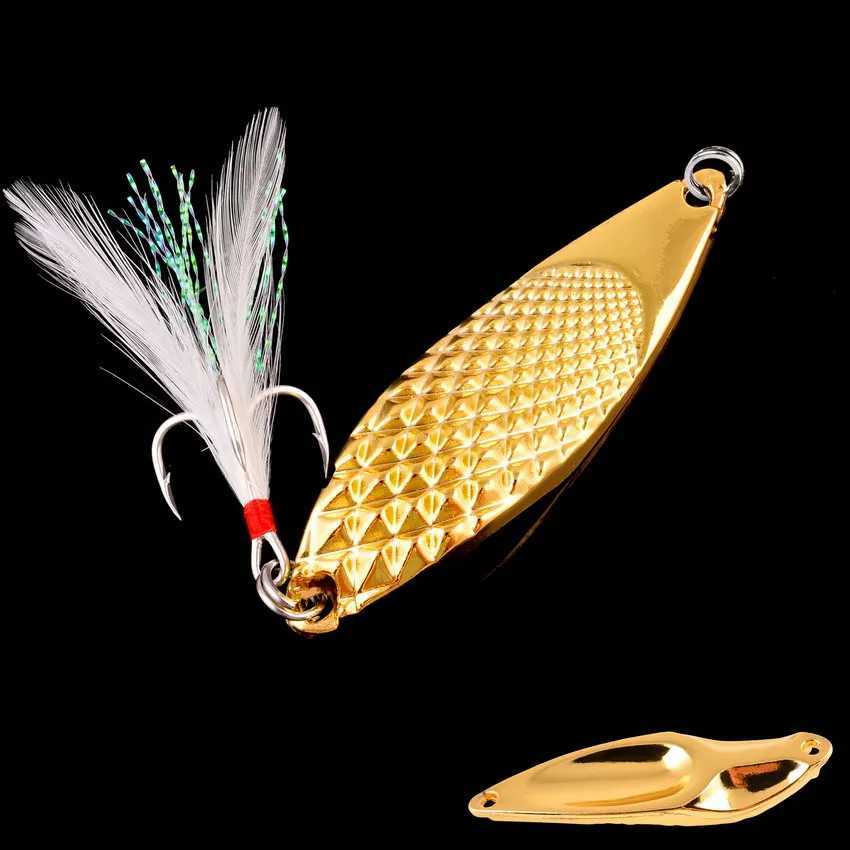 1pcs Metal Lure 3g/5g/7g/10g/15g/20g Fishing Lures Wobbler Spinner Bait Spoon Artificial Bass Hard Sequin Paillette Metal Lures Z250411
