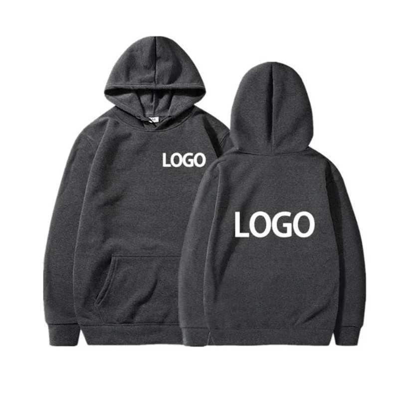 POD customization Custom Printed Men and Women Hoodies Custom Street Wear Hooded Long Sleeve Pullover Casual FashionT251112