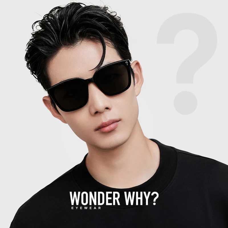 WONDER WHY Fashion Unisex Rectangle Sunglasses Retro Design Square Frame Sun Glasses Men Women Casual Driving Sunglass WY1001 Z250411