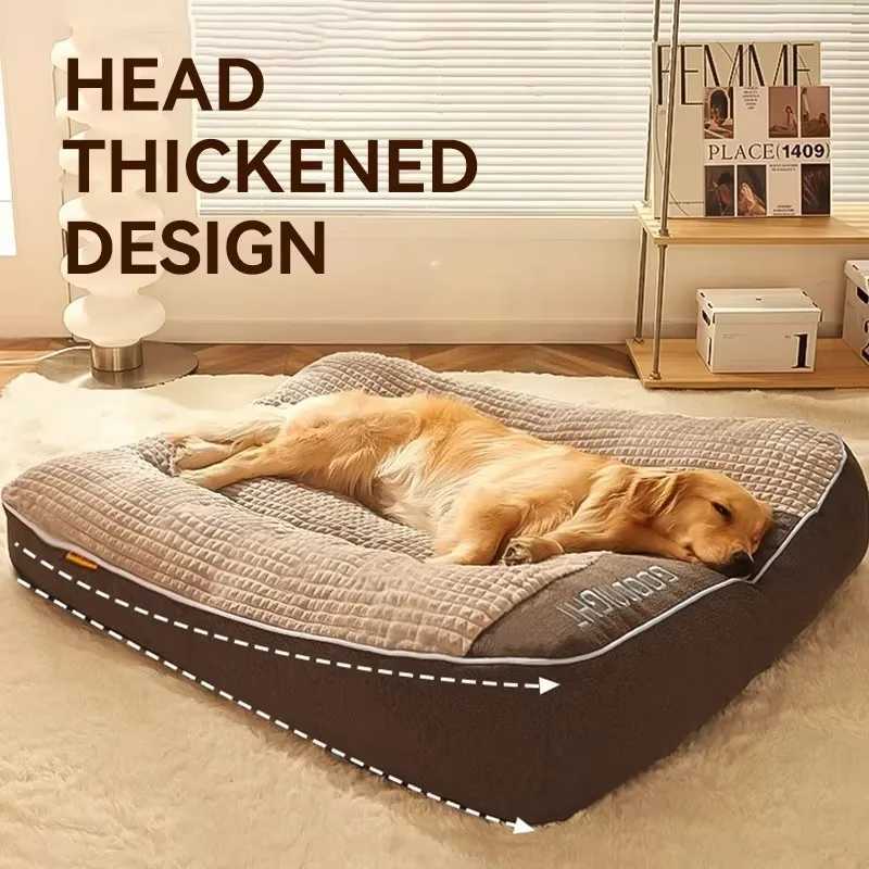 HOOPET dog cat mattress large dog pad warm pet nest dog small medium large dog puppy kitten large-sized sleep pad X250412