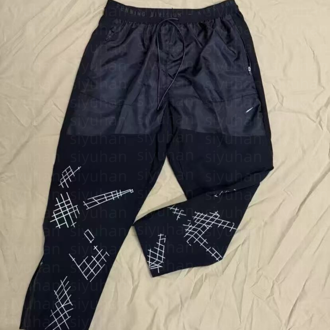 Men's sportswear pants, quick-drying fitness skill pants, track and field pants, running pants, jogging pants, black yoga wear, gym rope pull pants