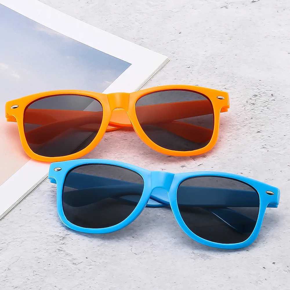 2024 New Fashion Brand Kids Sunglasses Child Black Sun Glasses Anti-uv Baby Sun-shading Eyeglasses Girl Boy Sunglass Z250411