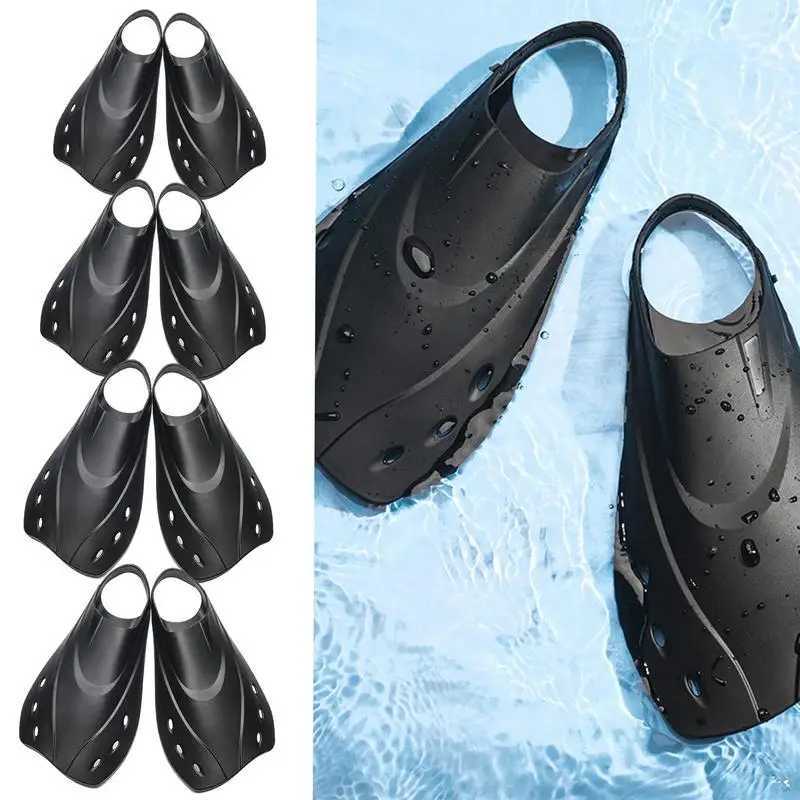 Comfortable swimming fins ergonomic and comfortable diving fins professional short fins swimming short finsY250412