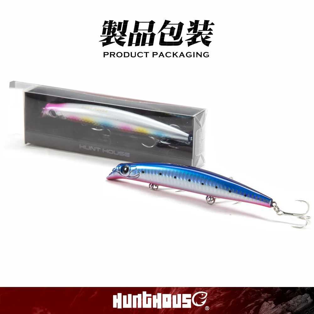 Hunthouse Sasuck 105 140mm 18g 17g Floating Pencil Fishing Lure Wobbler Bait Jerkbait For Fishing Seabass Lipless Long Cast Z250411