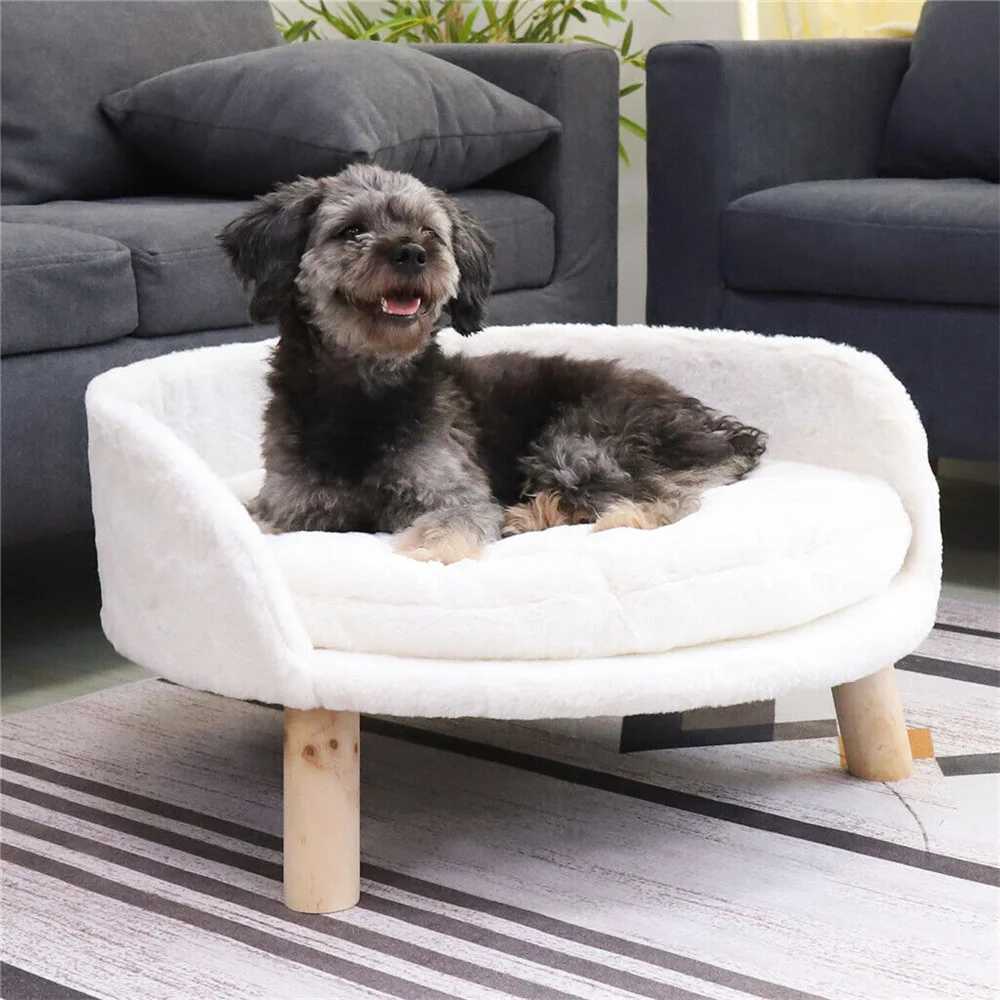 Super soft elevator dog cat sofa bed sofa pet dog chair back seat stool lounge with detachable waterproof pad X250412