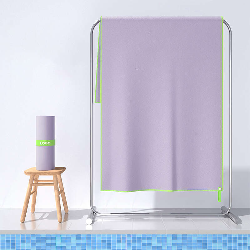 In Stock Dropshipping Double-Sided Fleece Quick-Dry Portable Sports Custom Logo Outdoor Swimming Fitness Towel Sweat-Absorbent