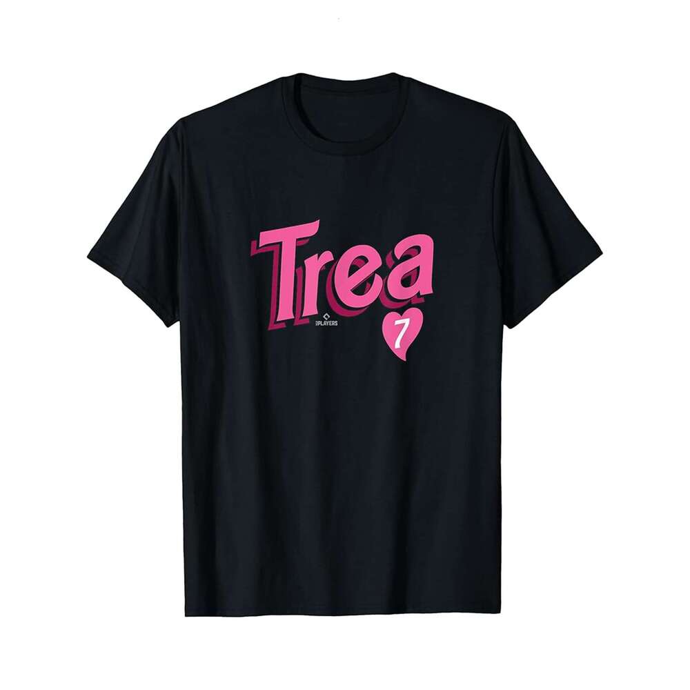 Designer T shirt Trea Turner Philadelphia Baseball Valentine MLBPA ,100% cotton, short sleeve , Wrinkle resistant, Casual, comfortable fit - 220 g T-s