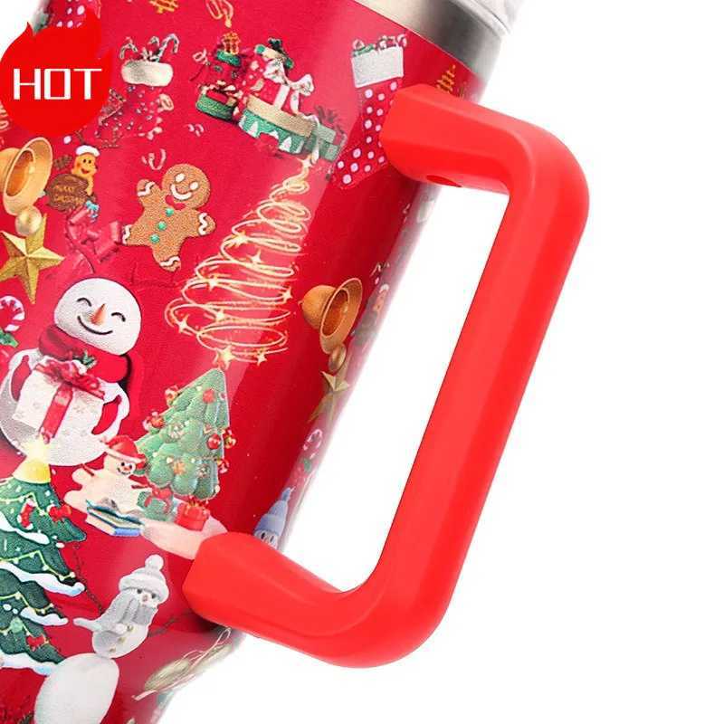 Christmas For Christmas Gift 40oz Tumbler with Handle Thermos Botle Stainless Steel Cup Thermal Mug Keeps Cold and Heat Water Botle Y251112