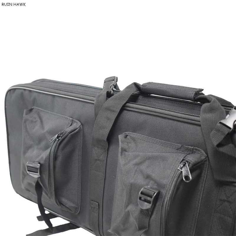 Outdoor tactical hunting air gun bag nylon air gun bag rifle backpack dual waterproof universal gun bag fishing gear bag Z250411