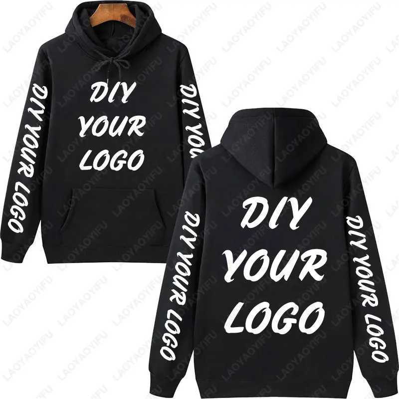 POD customization Customized Personalized Hoodie Autumn Warming and Comfort Sweatshirt Unisex Casual Custom Printed Text DIY Hoodie FashionT251112