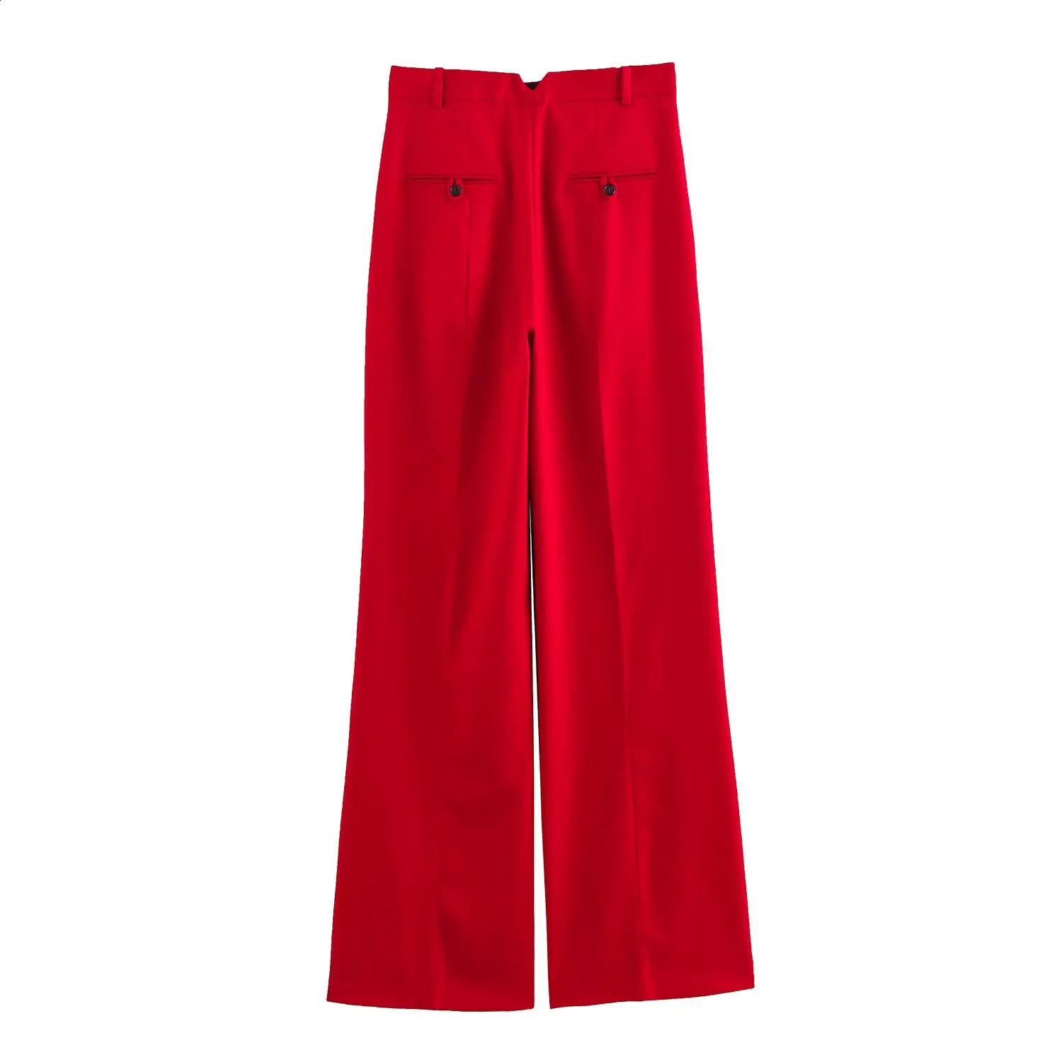 PB ZA womens long sleeved sportswear with buttons matched Trousers creating a stylish and professional appearance 250411Z