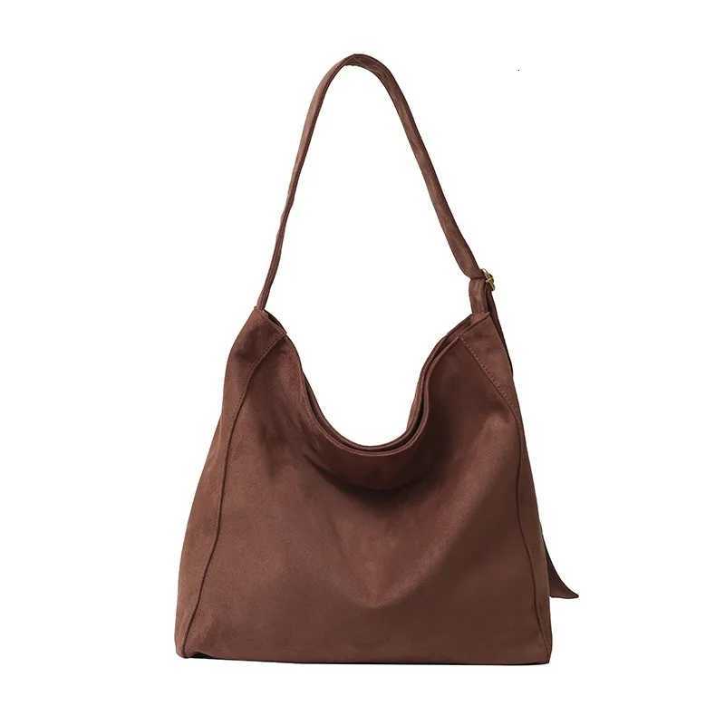 Suede Tote Bag Women Lightweight Shoulder Handbag for Daily Commute Office Work Fashionable Shoulder Bag for WomenW251112