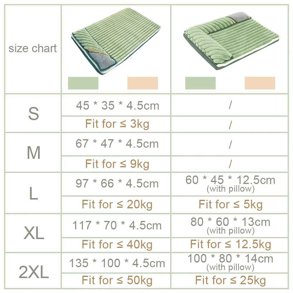 HOOPET dog mattress pad suitable for small and large dogs sleeping beds and cat houses ultra soft and durable pad detachable pet pad X250412