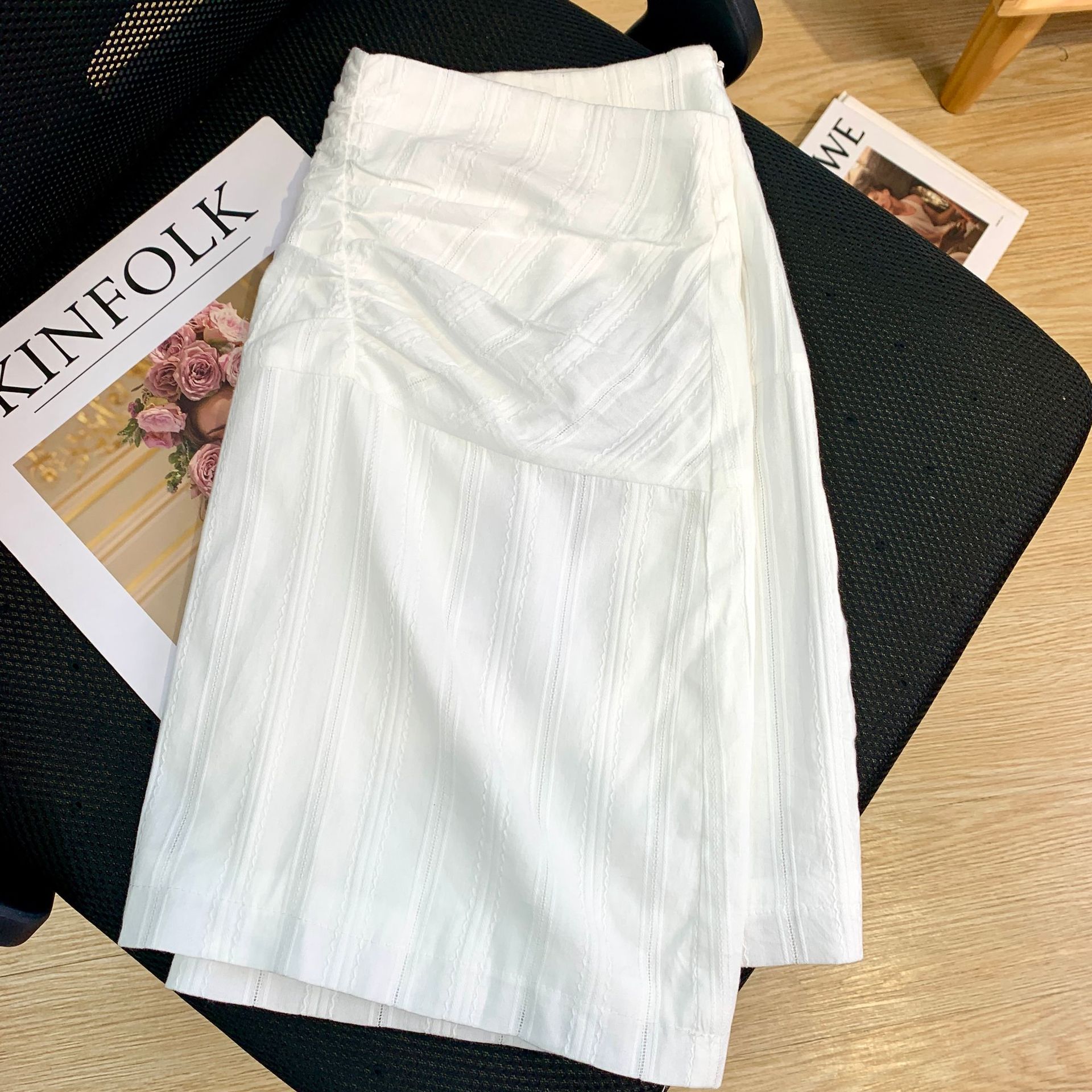 D81 Xiaopan white sunscreen lace suit dress female summer design